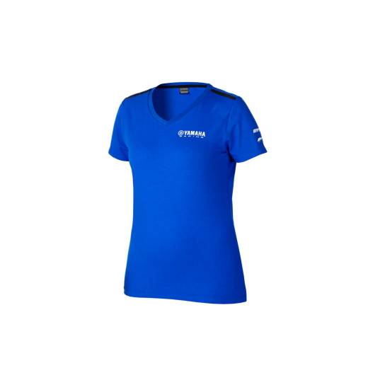 YAMAHA T-shirt Paddock Blue Essentials donna