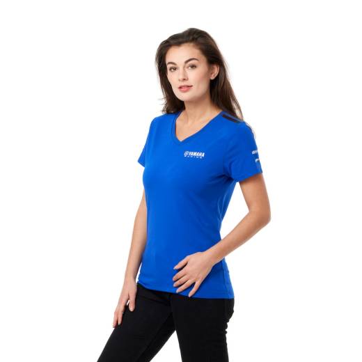 YAMAHA T-shirt Paddock Blue Essentials donna